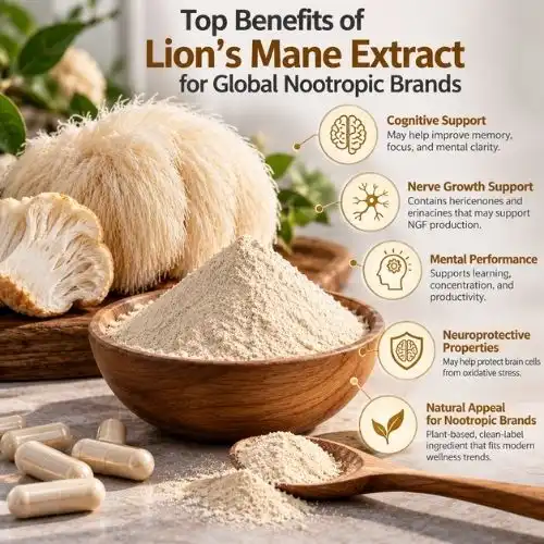 Top Benefits of Lion's Mane Extract for Global Nootropic Brands